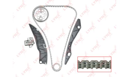 Комплект для замены цепи ГРМ LYNXauto TK-0022 для двигателей F4FA, G4FA, G4FA-L, G4FC, G4FG