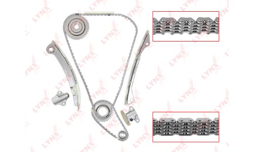 Комплект для замены цепи ГРМ LYNXauto TK-0029 для двигателя MR20DE