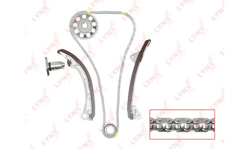 Комплект для замены цепи ГРМ LYNXauto TK-0038 для двигателей 1ZZ-FE, 2ZR-FE, 3ZZ-FE, 4ZZ-FE
