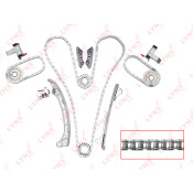 Комплект для замены цепи ГРМ LYNXauto TK-0043 для двигателя 1GR-FE