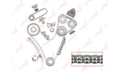 Комплект для замены цепи ГРМ LYNXauto TK-0049 для двигателей H25A, H27A