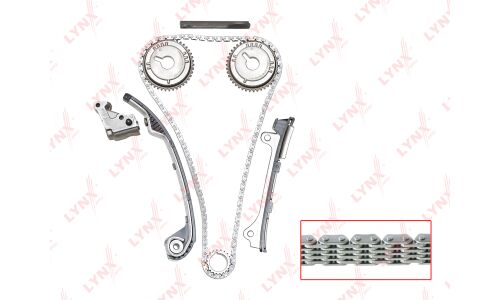 Комплект для замены цепи ГРМ LYNXauto TK-0052 для двигателей QG13DE, QG15DE, QG16DE, QG18DE