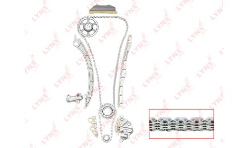 Комплект для замены цепи ГРМ LYNXauto TK-0057 для двигателей K24A, K24A4, K24A5, K24W, K24Z3, K24Z6