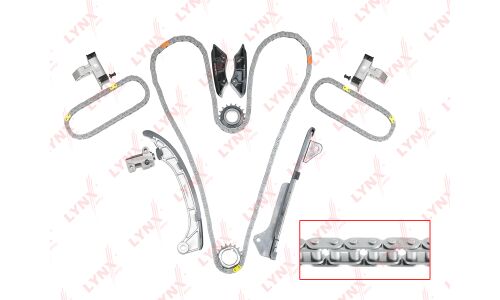 Комплект для замены цепи ГРМ LYNXauto TK-0060 для двигателей 2GR-FE, 2GR-FXE, 3GR-FSE, 4GR-FSE