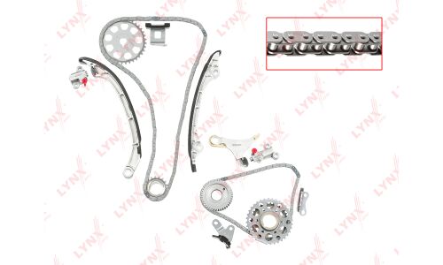 Комплект для замены цепи ГРМ LYNXauto TK-0074 для двигателей 2TR-FE, 3RZ-FE