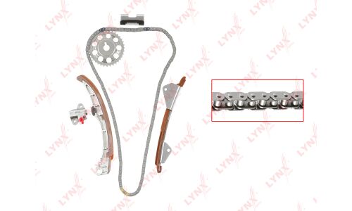 Комплект для замены цепи ГРМ LYNXauto TK-0102 для двигателей 1NZ-FE, 1ZZ-FE