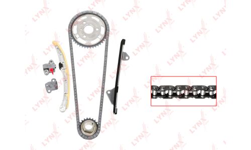 Комплект для замены цепи ГРМ LYNXauto TK-0157 для двигателя 1ND-TV
