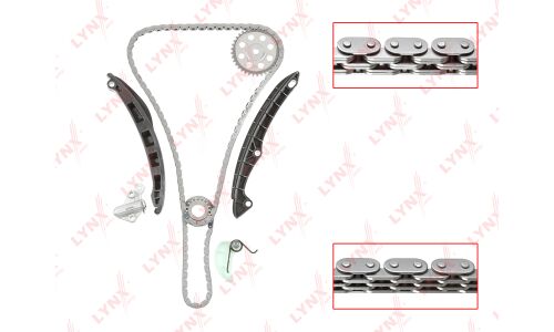 Комплект для замены цепи ГРМ LYNXauto, арт. TK-0045