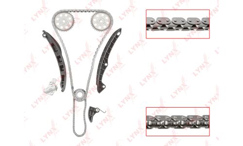 Комплект для замены цепи ГРМ LYNXauto, арт. TK-0064