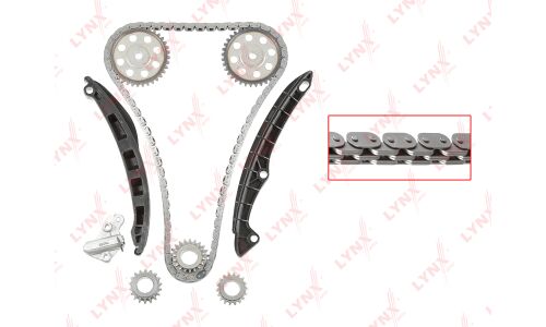 Комплект для замены цепи ГРМ LYNXauto, арт. TK-0065