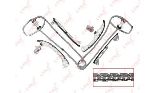 Комплект для замены цепи ГРМ LYNXauto TK-0072 для двигателя 3UR-FE