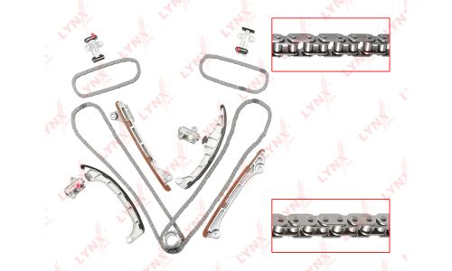 Комплект для замены цепи ГРМ LYNXauto TK-0073 для двигателей 1UR-FE, 1UR-FSE