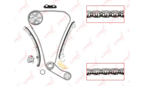 Комплект для замены цепи ГРМ LYNXauto TK-0078 для двигателей L3KG, L3-V, L3-VE, L3-VDT