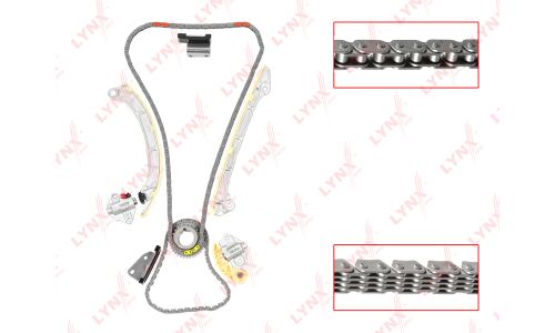 Комплект для замены цепи ГРМ LYNXauto TK-0093 для двигателей PY-VPS, PYY1, PY-Y8, PY-ZA