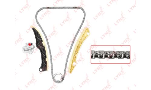 Комплект для замены цепи ГРМ LYNXauto TK-0097 для двигателей G4FA, G4FC, G4FD, G4FG