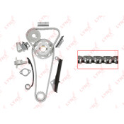 Комплект для замены цепи ГРМ LYNXauto TK-0152 для двигателей GA14DE, GA14DS, GA15DE, GA16DE, GA16DEL, GA16DS