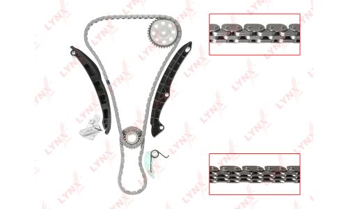 Комплект для замены цепи ГРМ LYNXauto TK-0158 для двигателей BLG, BMY, BWK, CA#, CDGA, CDGA, CKMA, CMSA, CNUB, СT#
