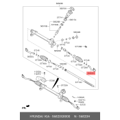 Наконечник рулевой тяги | лев Hyundai/Kia, арт. 56820-G8000