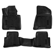 Коврики модельные Airline 3D для Hyundai Tucson 2015+ (левый руль), для переднего и заднего ряда, полимер, черный цвет, 4 шт