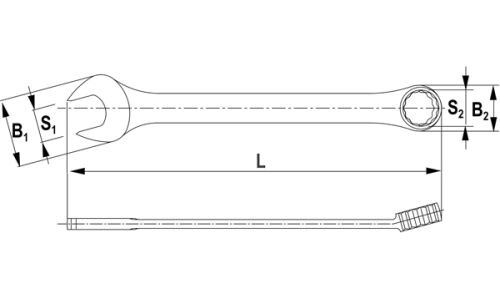 Набор комбинированных ключей Thorvik, от 6мм до 24мм, комплект 16 предметов, арт. CWS0016