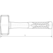 Кувалда с фиберглассовой рукояткой, 3 кг. Thorvik, арт. SLSHP3