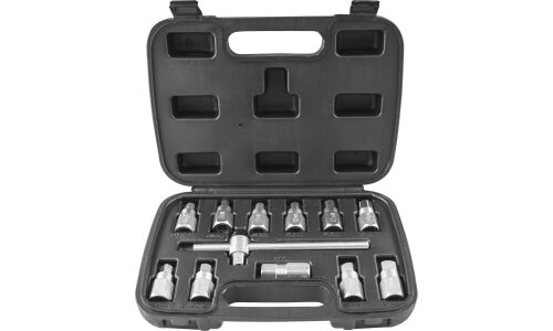 Набор приспособлений для откручивания масляных пробок, 12 предметов Thorvik, арт. AODTS12