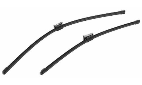 Щетки стеклоочистителя Denso Flat 650мм (26") + 580мм (23") бескаркасные, всесезонные, со спойлером, крепление Push Button, комплект 2 шт, арт. DF-057