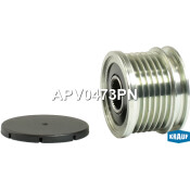 Шкив генератора с обгонной муфтой Krauf, арт. APV0473PN