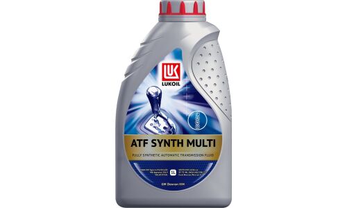 Масло трансмиссионное Лукойл ATF Synth Multi, синтетическое, Dexron III, для АКПП и ГУР, 1л, арт. 1611442