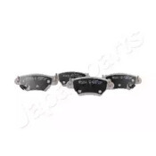 Колодки тормозные дисковые Japan Parts, задние, комплект на ось (4 шт), арт. PP-0016AF