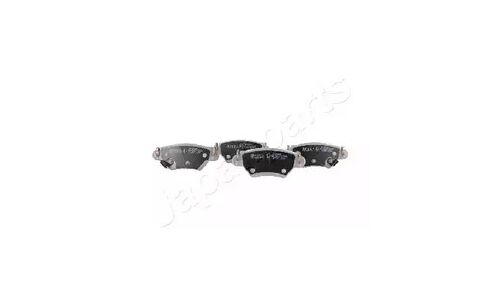 Колодки тормозные дисковые Japan Parts, задние, комплект на ось (4 шт), арт. PP-0016AF