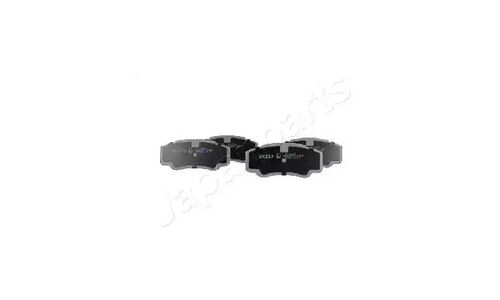 Колодки тормозные дисковые Japan Parts, задние, комплект на ось (4 шт), арт. PP-0010AF