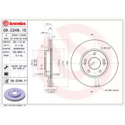 Диск тормозной Brembo вентилируемый, арт. 09C24911