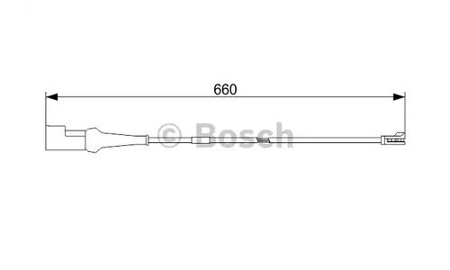 Датчик износа тормозных колодок Bosch, арт. 1 987 473 575