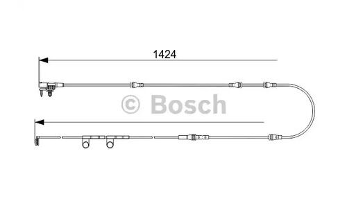 Датчик износа тормозных колодок Bosch, арт. 1 987 473 581