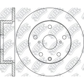 Диск тормозной NiBK, арт. RN1670