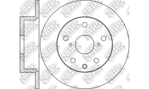 Диск тормозной NiBK, арт. RN1670