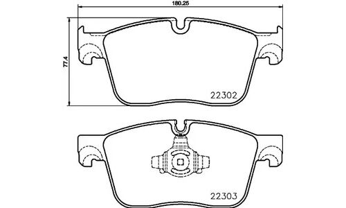 Колодки тормозные Brembo дисковые, арт. P36031