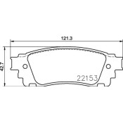 Колодки тормозные дисковые Brembo, комплект на ось (4 шт), арт. P83166