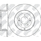 Диск тормозной NiBK, арт. RN1712