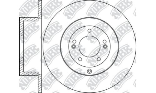 Диск тормозной NiBK, арт. RN1712