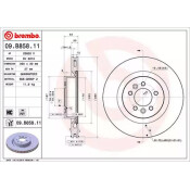 Диск тормозной Brembo, арт. 09B85811