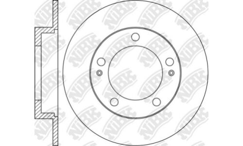 Диск тормозной NiBK, арт. RN1658
