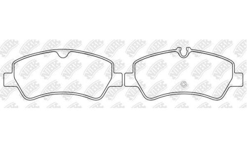 Колодки тормозные NiBK дисковые, арт. PN0660