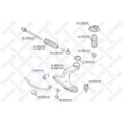Сайлентблок рычага Stellox, для Subaru Legacy, арт. 77-00405-SX