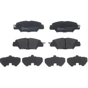 Колодки тормозные дисковые Brembo, комплект на ось (4 шт), арт. P49053