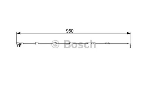 Датчик износа тормозных колодок Bosch, арт. 1 987 473 564