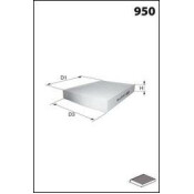 Фильтр салона угольный MECAFILTER, арт. EKR7338