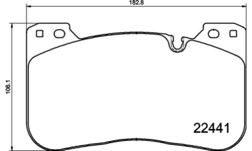 Колодки тормозные дисковые с противошумной пластиной Q+ | перед Textar, арт. 2244101