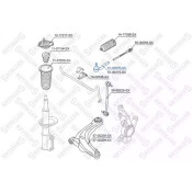 Наконечник рулев. левый Mazda 2 1.3-1.5 Stellox, арт. 51-00270-SX